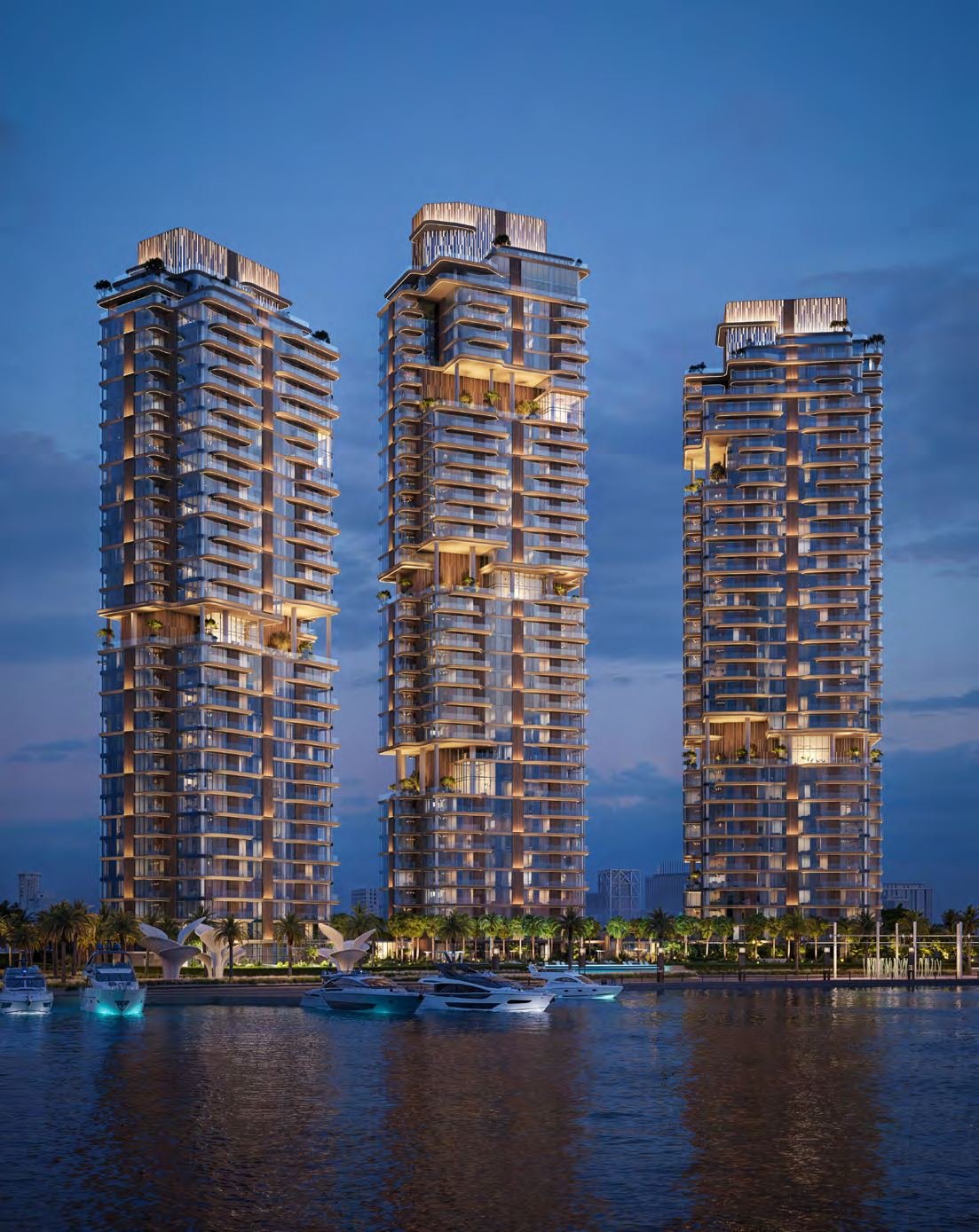 The Edit at d3 rising along the Creekside waterfront